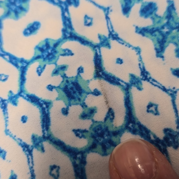 {Cabana Life} Aruba Blues Tassel Blouse - Size Large - Picture 12 of 17